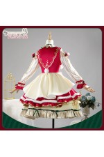 2XXT Cosplay Uma Musume Pretty Derby Mejiro Bright Starry Snow Lolita Christmas Cosplay Costume